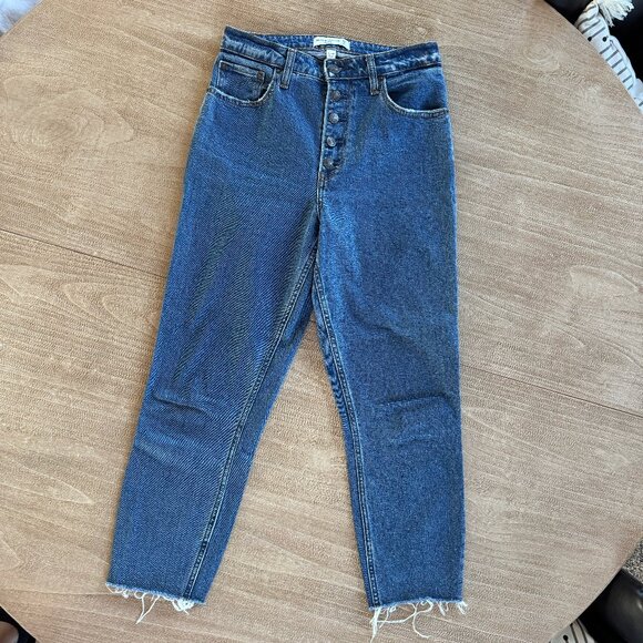 Abercrombie & Fitch Curve Love The Mom High Rise, Size 27/4R - Picture 3 of 8